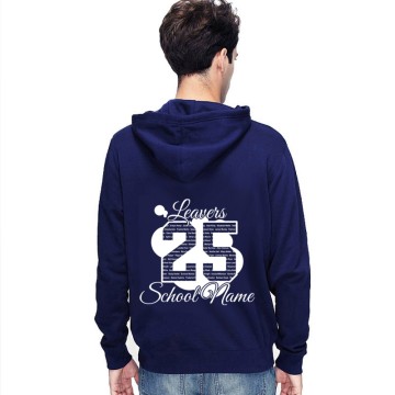 Leavers 2025 Customized School Name Graphic Design Farwell Party Stars & Stripes Hoodie